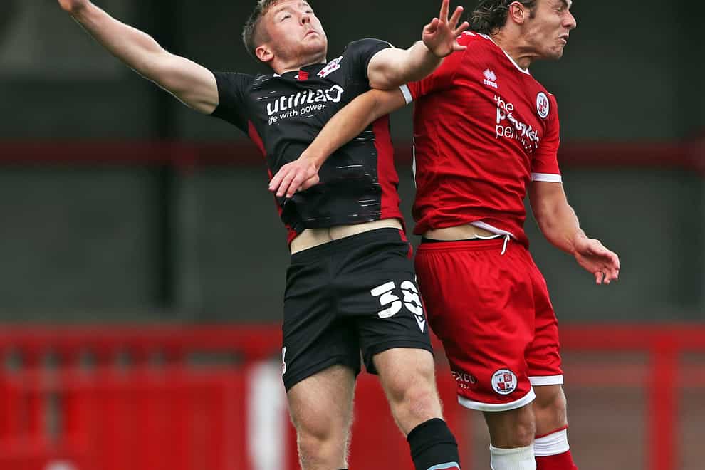 Scans have revealed Scunthorpe defender Mason O’Malley has sustained severe bruising and not a broken leg (Kieran Cleeves/PA)