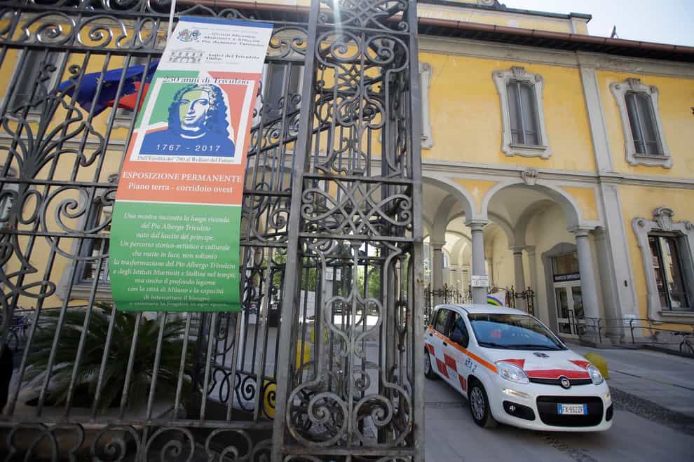 Amnesty International has called for an inquiry into deaths and working conditions in Italy’s care homes during the Covid pandemic (AP Photo/Luca Bruno, file)