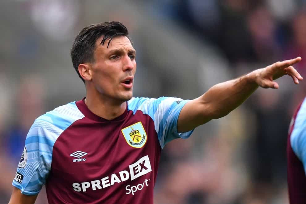 Jack Cork is having to bide his time at Burnley this season (Anthony Devlin/PA)