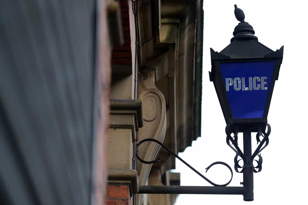 Stock image of a police light outside the old Newton Street police station in Manchester (Dave Thompson/PA)