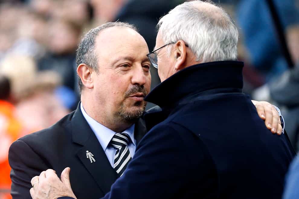 Everton boss Rafael Benitez (left) and Watford manager Claudio Ranieri were in charge of Newcastle and Watford when they last met in December 2018 (Owen Humphreys/PA)