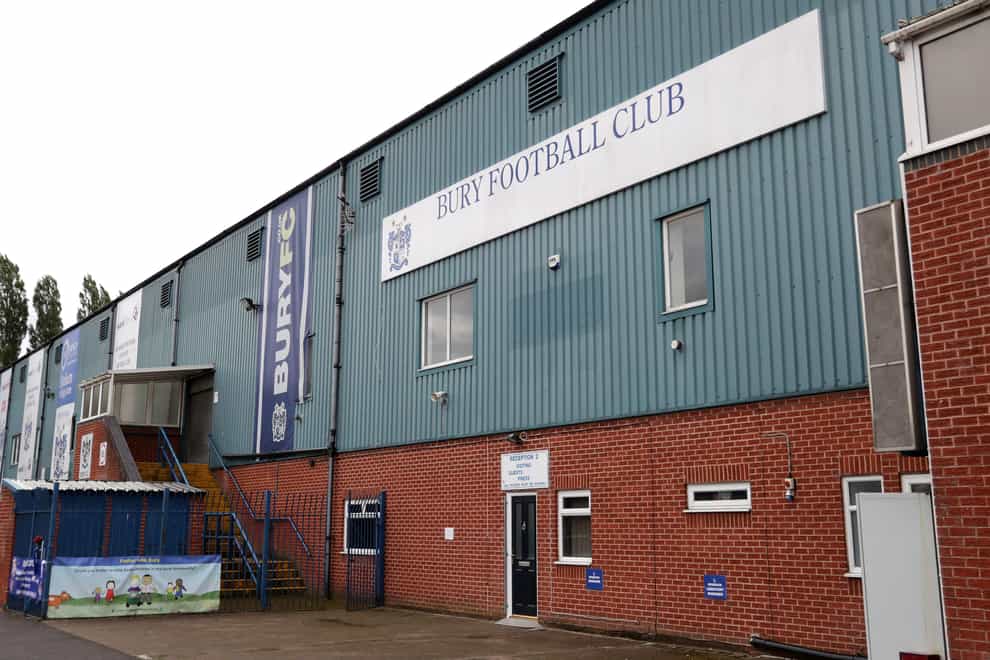 Gigg Lane, pictured, could be rescued as a deal to sell the ground has been brokered (Richard Sellers/PA)