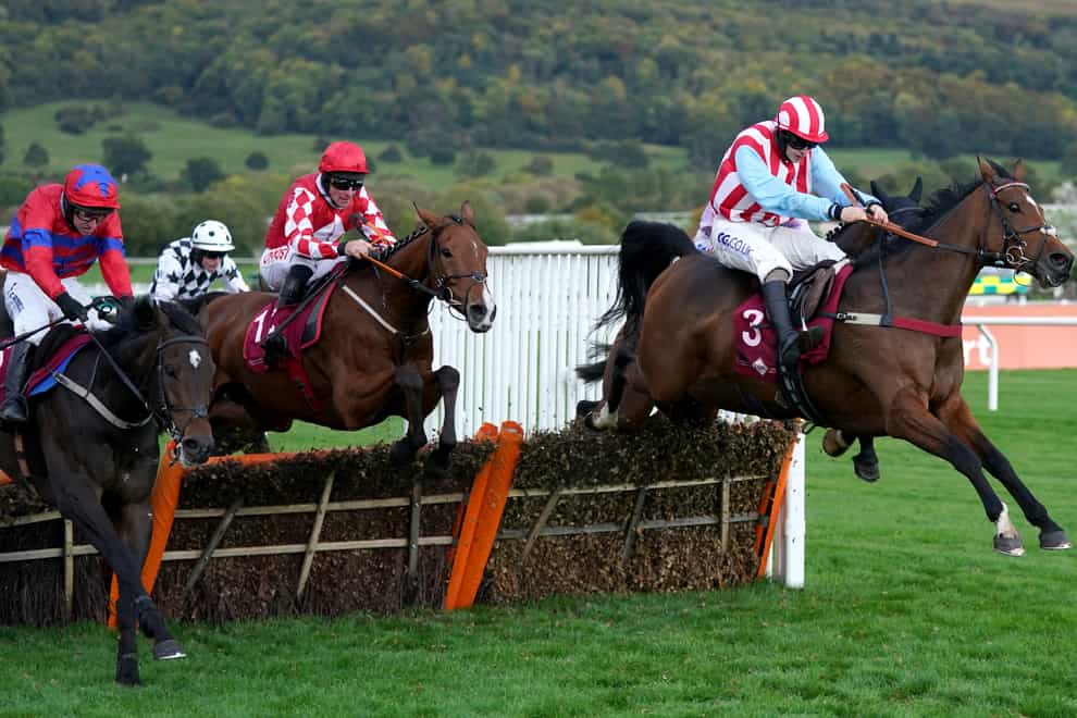 Top Bandit ridden by Davy Russell (centre) (David Davies/PA)