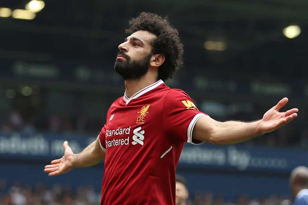 Liverpool’s Mohamed Salah said he cannot see himself playing for another club (Nigel French/PA)