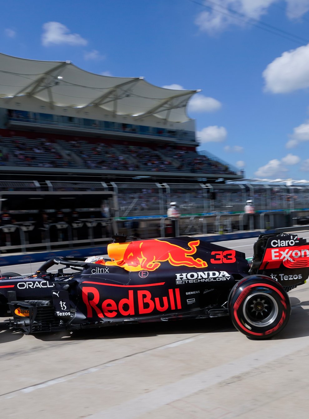 Max Verstappen, pictured, and Lewis Hamilton clashed in practice (Darron Cummings/AP)