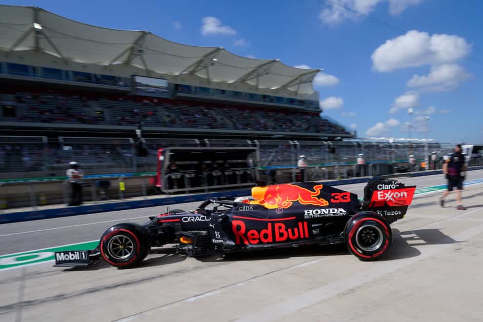 Max Verstappen, pictured, and Lewis Hamilton clashed in practice (Darron Cummings/AP)
