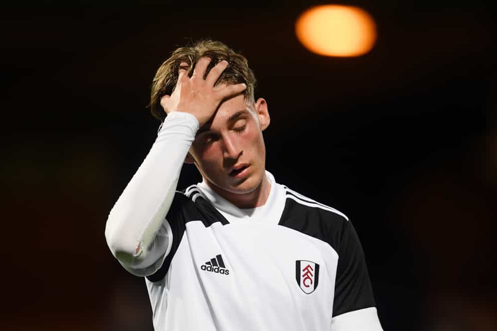 Connor McAvoy joined the Stones on loan from Fulham (Joe Giddens/PA)