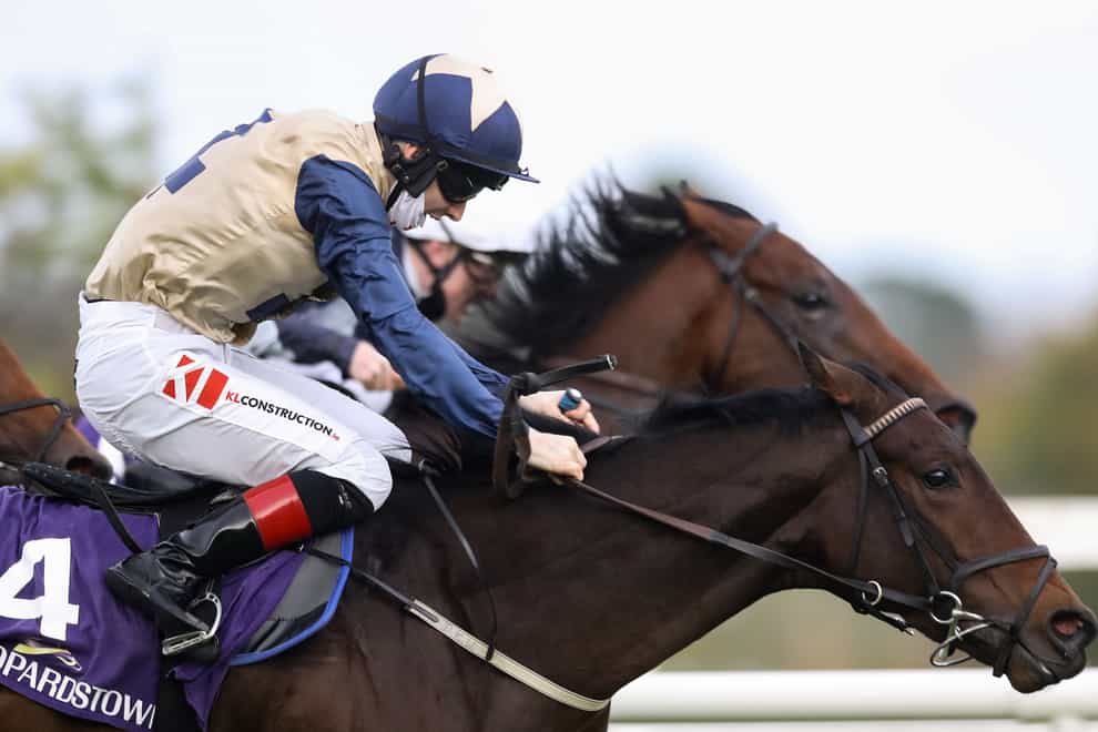 Duke De Sessa and Colin Keane on their way to winning the Eyrefield Stakes at Leopardstown (Lorraine O’Sullivan/PA)