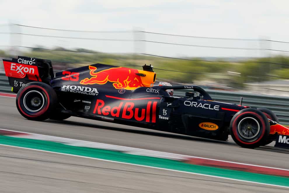 Max Verstappen will start the United States Grand Prix from pole position (Eric Gay/AP)