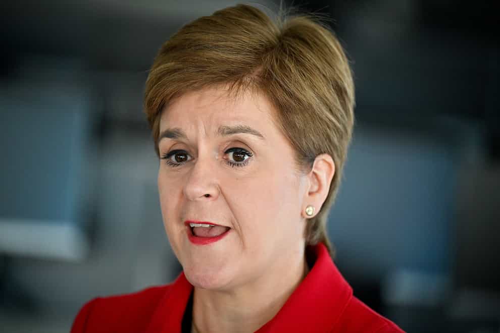 First Minister Nicola Sturgeon will give a speech in Glasgow (Jeff J Mitchell/PA)