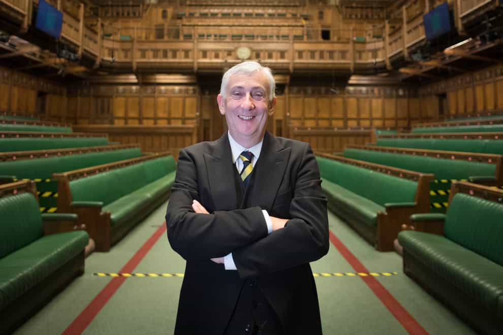 Sir Lindsay Hoyle said he will continue to force ministers to appear before MPs if they keep briefing the media ahead of Parliament (Stefan Rousseau/PA)
