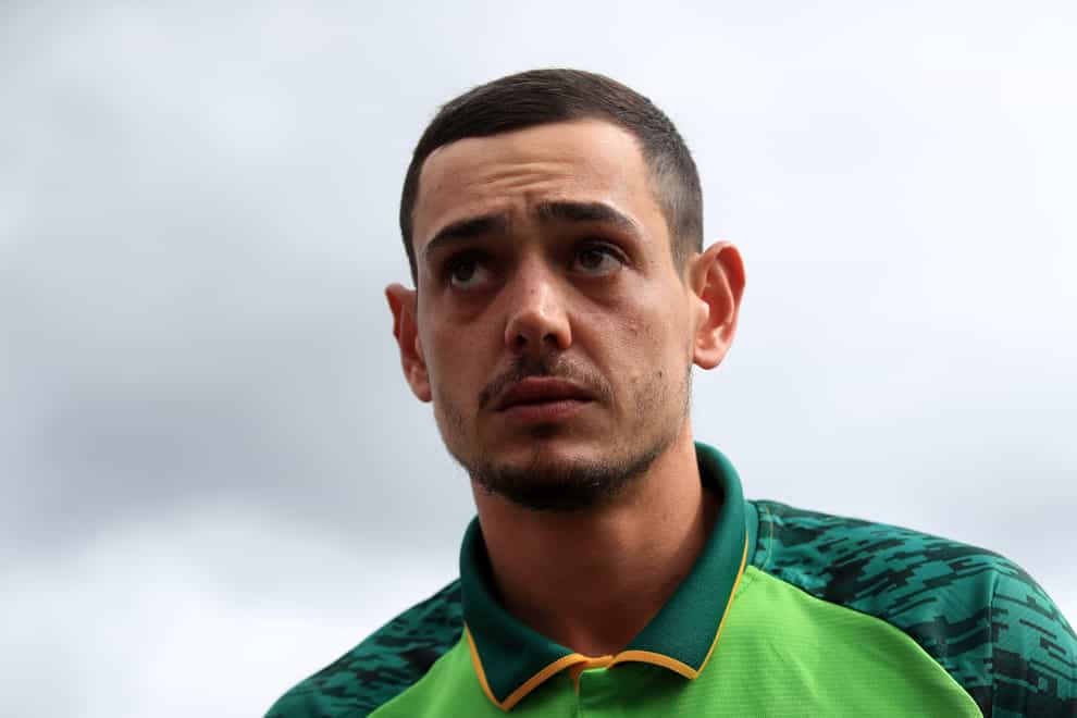 Quinton De Kock was a late withdrawal from South Africa’s side to take on the West Indies in Dubai on Wednesday (Adam Davy/PA)