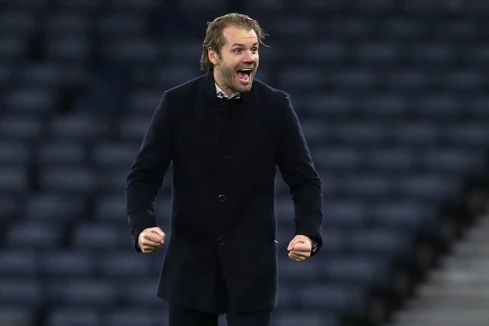 Hearts manager Robbie Neilson (Andrew Milligan/PA)