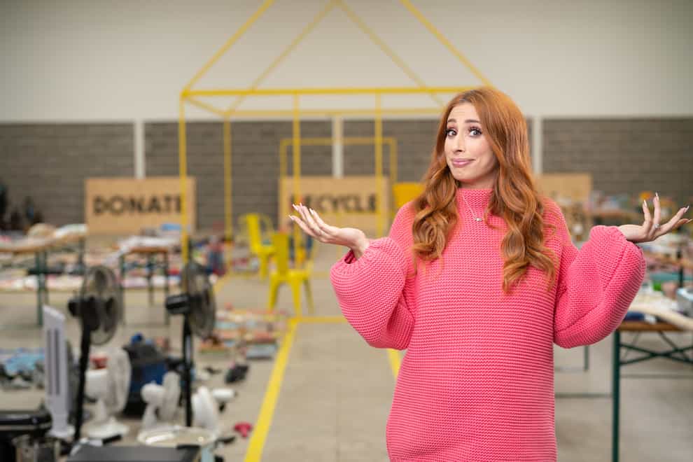 Stacey Solomon in Sort Your Life Out (James Stack/PA)