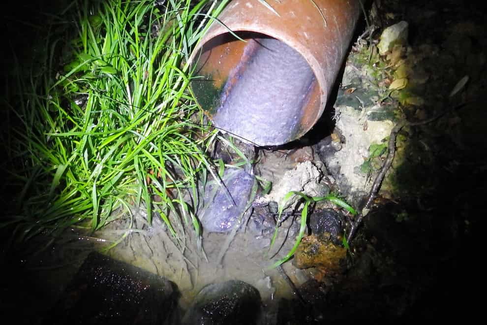 New legal controls in England will be introduced to prevent raw sewage from entering waterways (Environment Agency/PA)