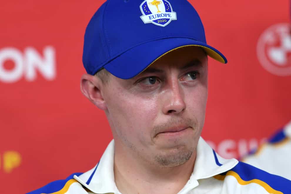 Matt Fitzpatrick has yet to win a point in two Ryder Cup appearances (Anthony Behar/PA)