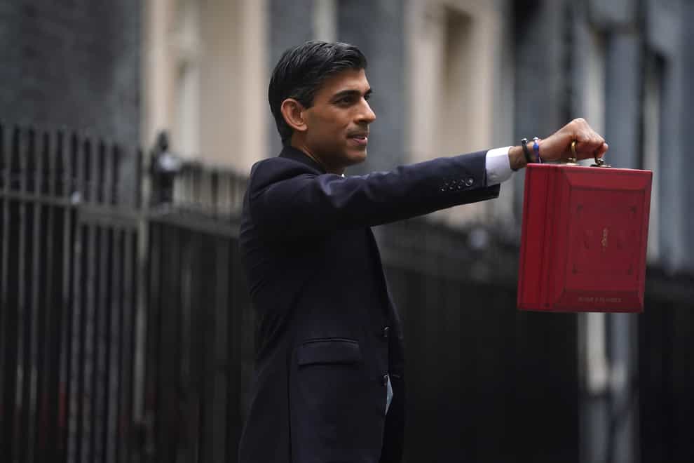 Chancellor Rishi Sunak promised record funding for the Scottish Government in his Budget (Victoria Jones/PA)