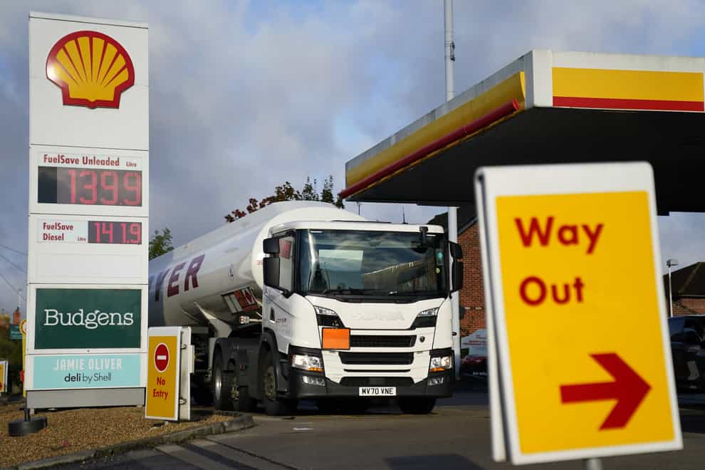 Shell’s new target will see its own emissions cut in half by 2030 (Andrew Matthews/PA)