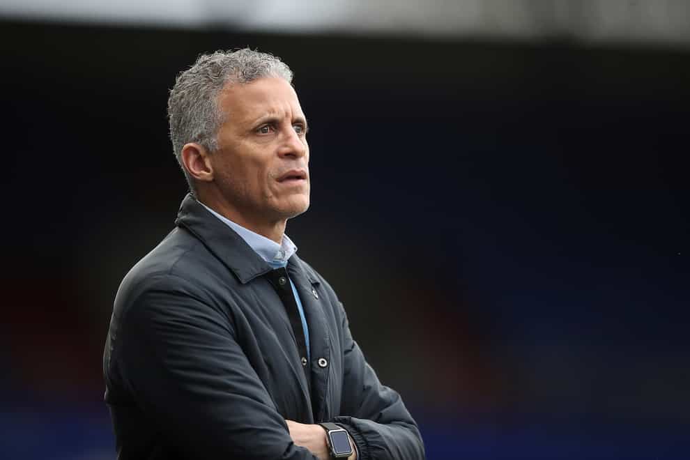 Keith Curle’s Oldham have only won one league match at home this season (Martin Rickett/PA)