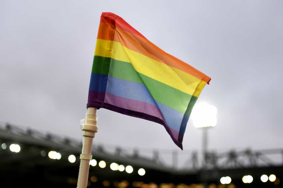 Rainbow flag (Joe Giddens/PA)