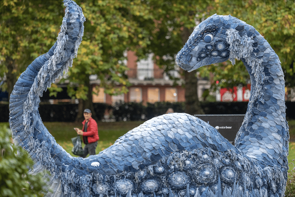 Messy, the Cop Ness Monster, is aimed at raising awareness of the polluting effects of denim (George Turner/PA)