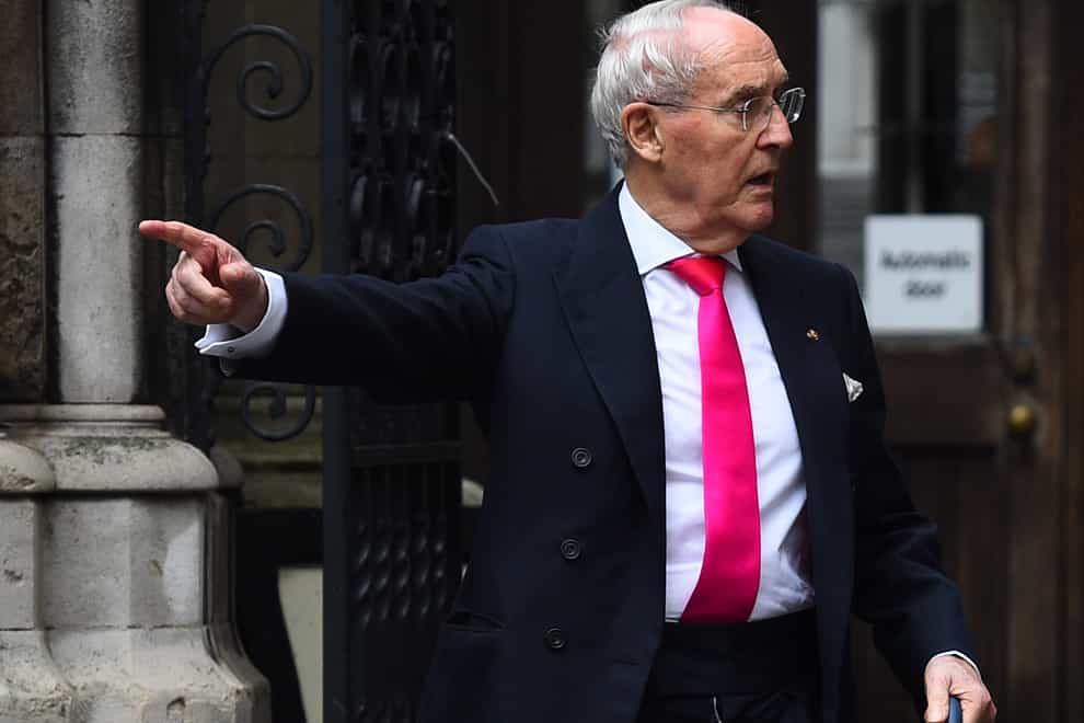 Sir Frederick Barclay was criticised by the judge in his ruling (Kirsty O’Connor/PA)