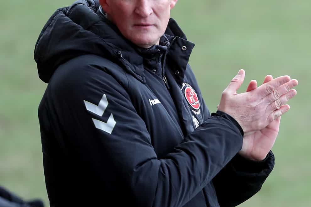 Fleetwood Town manager Simon Grayson has no new injury worries ahead of the Wycombe clash (Richard Sellers/PA)