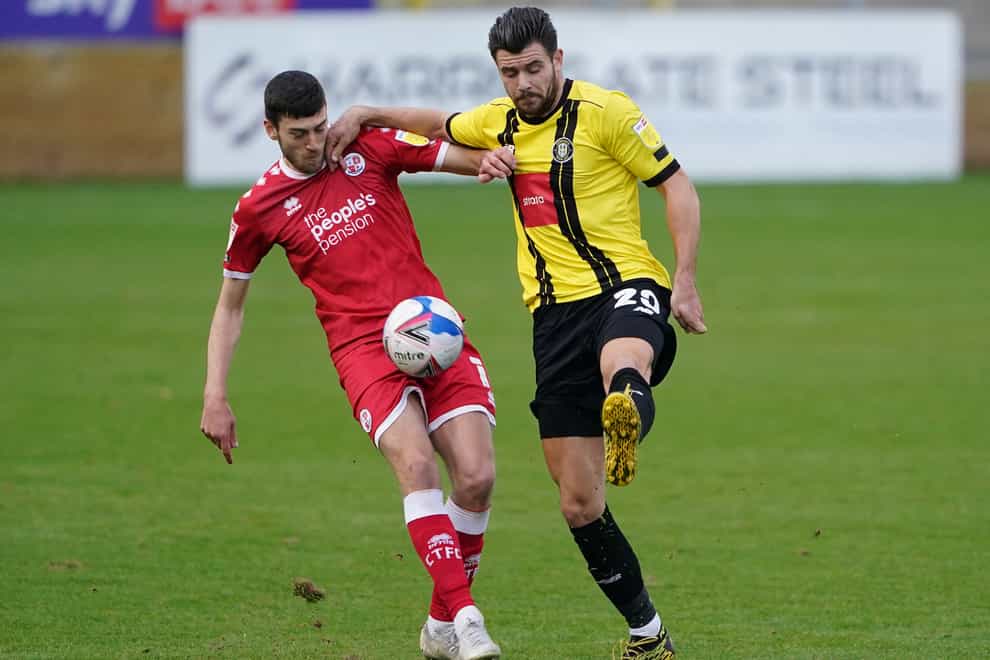 Crawley will not have Ashley Nadesan available for the visit of Port Vale (Zac Goodwin/PA)