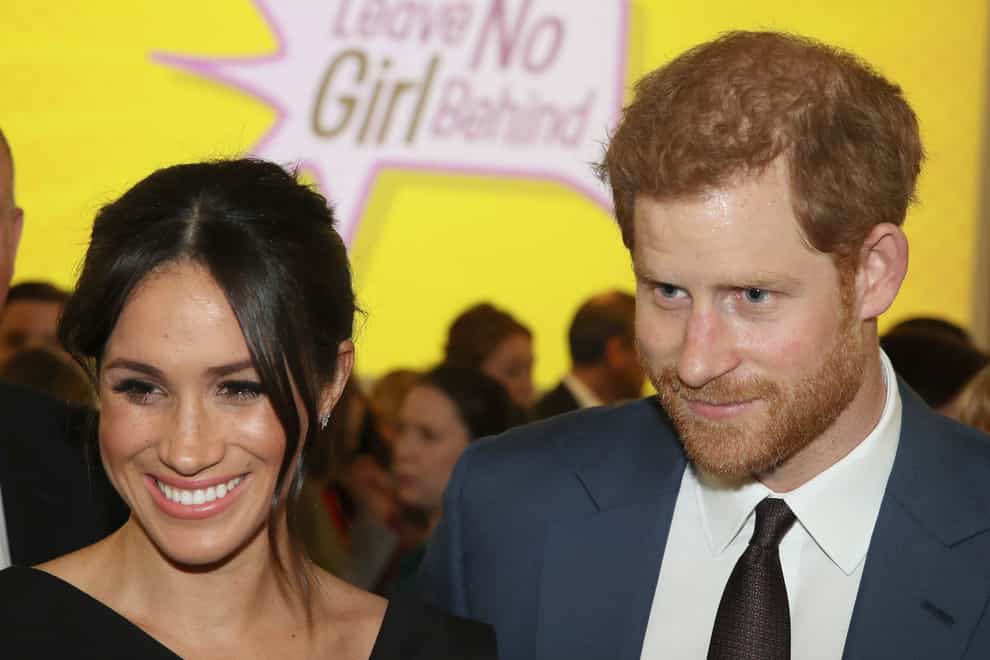 Harry and Meghan have asked world leaders to ensure that all nations are supplied with enough Covid vaccine (Chris Jackson/PA)