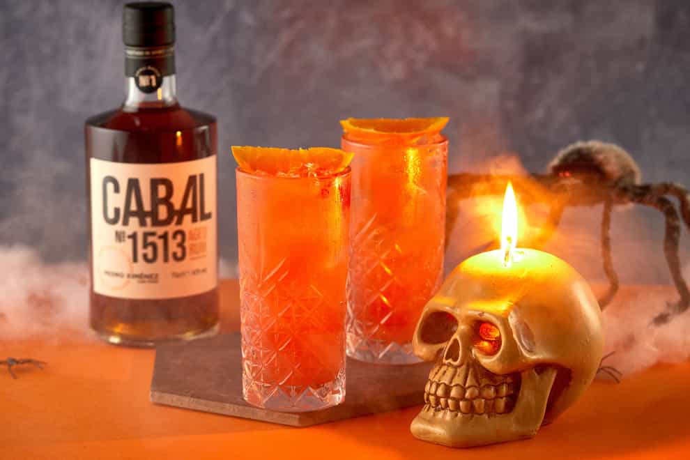 Halloween cocktails (Cabal Rum/PA)