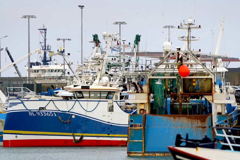 The UK has warned France it is willing to take legal action over its fishing licence threats (Gareth Fuller/PA)