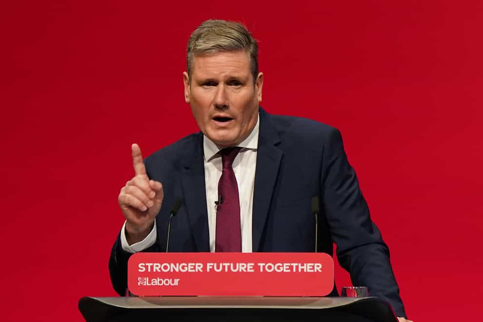 Labour leader Sir Keir Starmer has criticised the PM’s leadership in the run up to Cop26 (Andrew Matthews/PA)