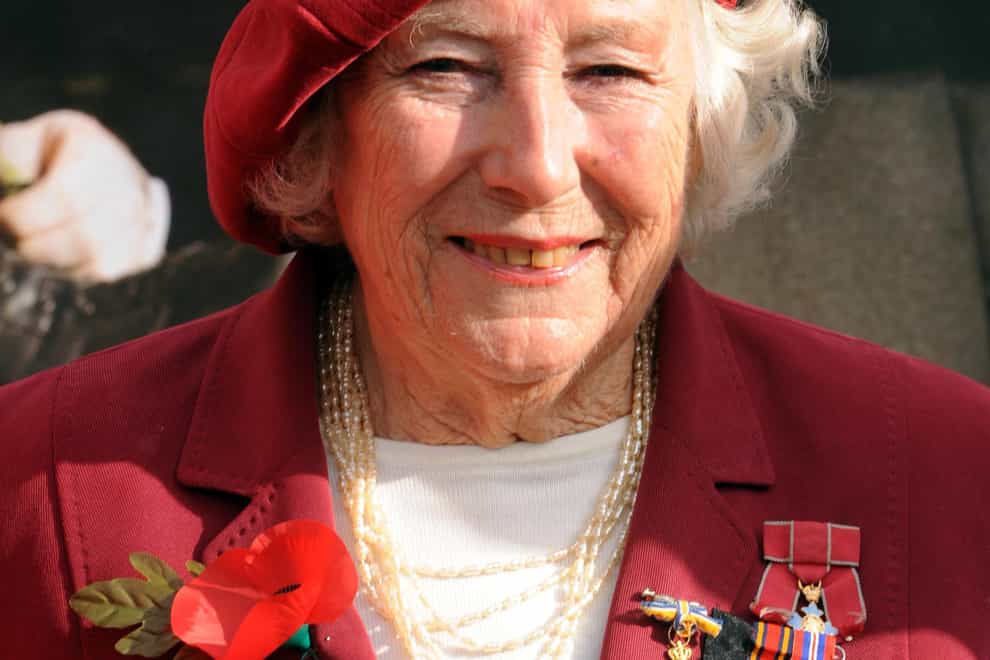 Dame Vera Lynn’s daughter has designed a jewellery collection in her mother’s memory (Zak Hussein/PA)