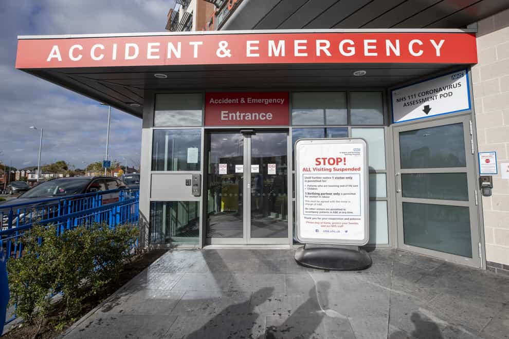 People are being urged to use the online 111 service if they need care from something urgent but not life-threatening (Peter Byrne/PA)