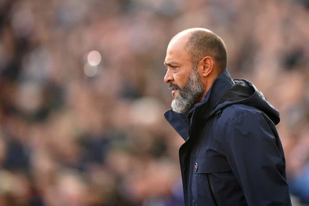Tottenham manager Nuno Espirito Santo has been sacked (Tim Goode/PA)