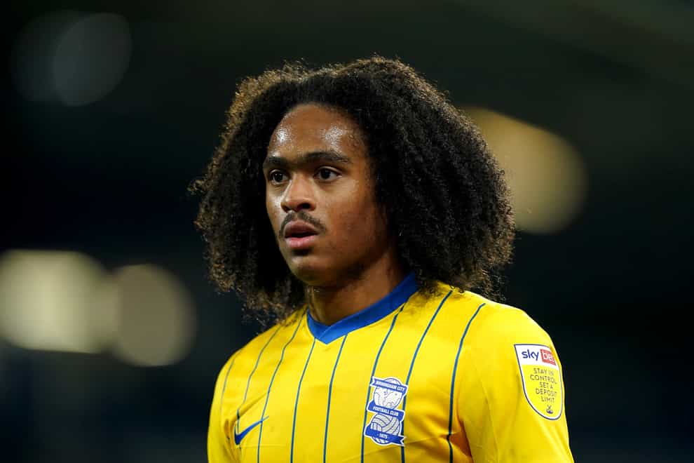 Birmingham will check on the fitness of Tahith Chong (Mike Egerton/PA)