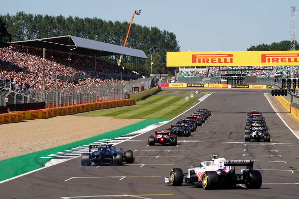 The sprint race was introduced for the first time at Silverstone in July (Tim Goode/PA)