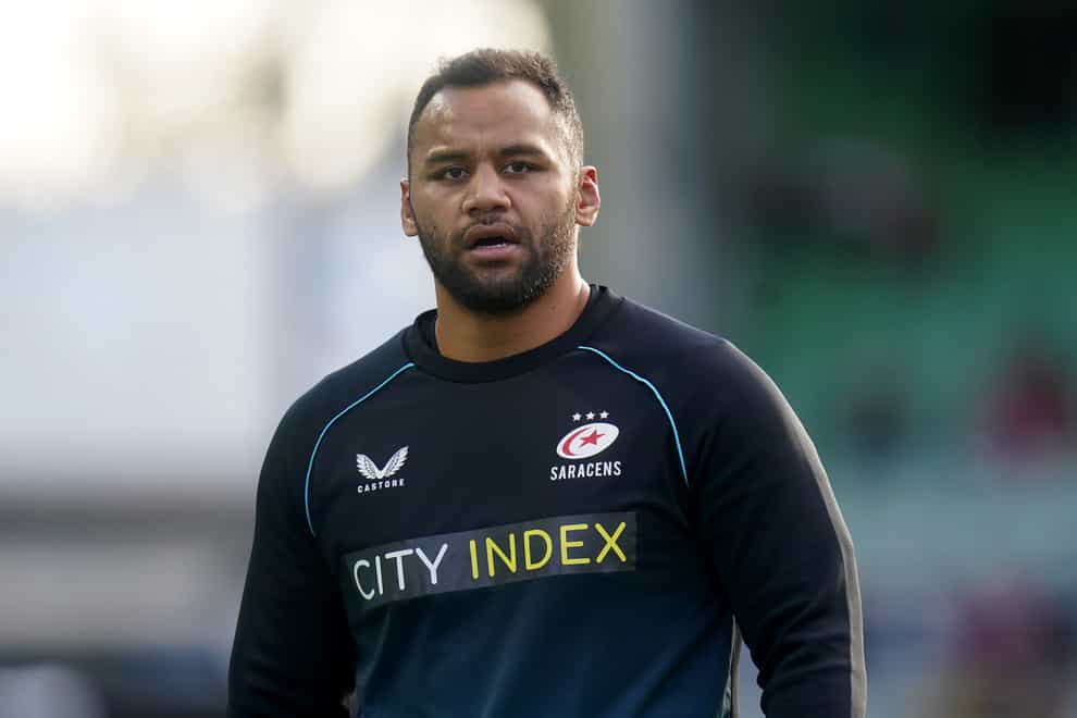 Saracens’ Billy Vunipola has suffered only minor knee ligament (Adam Davy/PA)