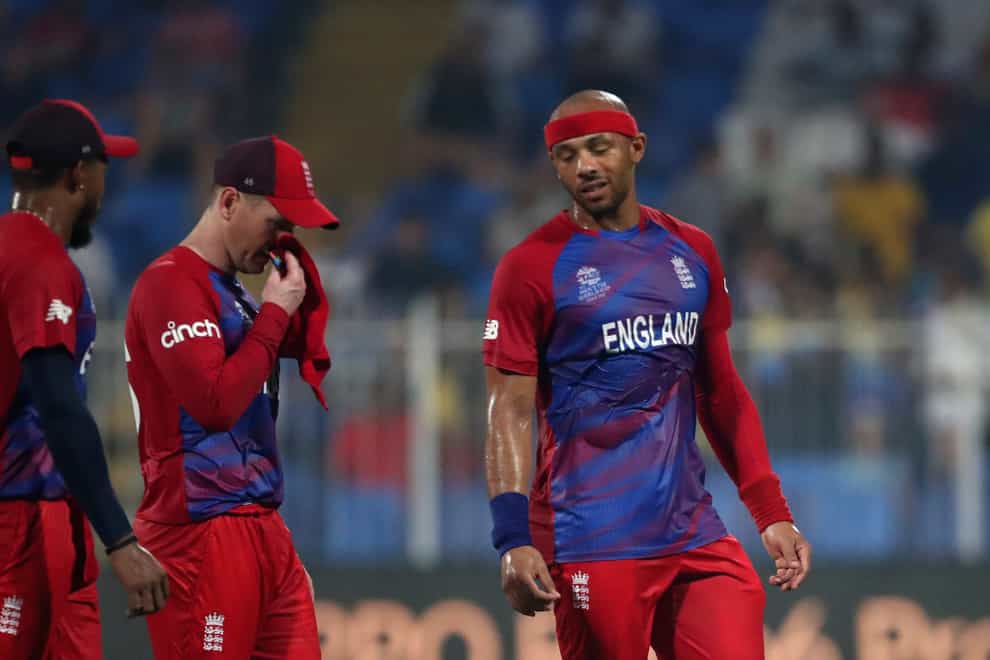 Tymal Mills has taken seven wickets for England at the T20 World Cup (Aijaz Rahi/AP/PA)