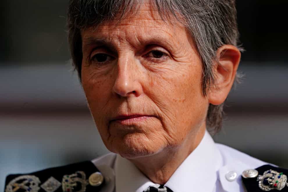 Metropolitan Police Commissioner Dame Cressida Dick issued a fresh apology to the family and friends of Nicole Smallman and Bibaa Henry (Victoria Jones/PA)