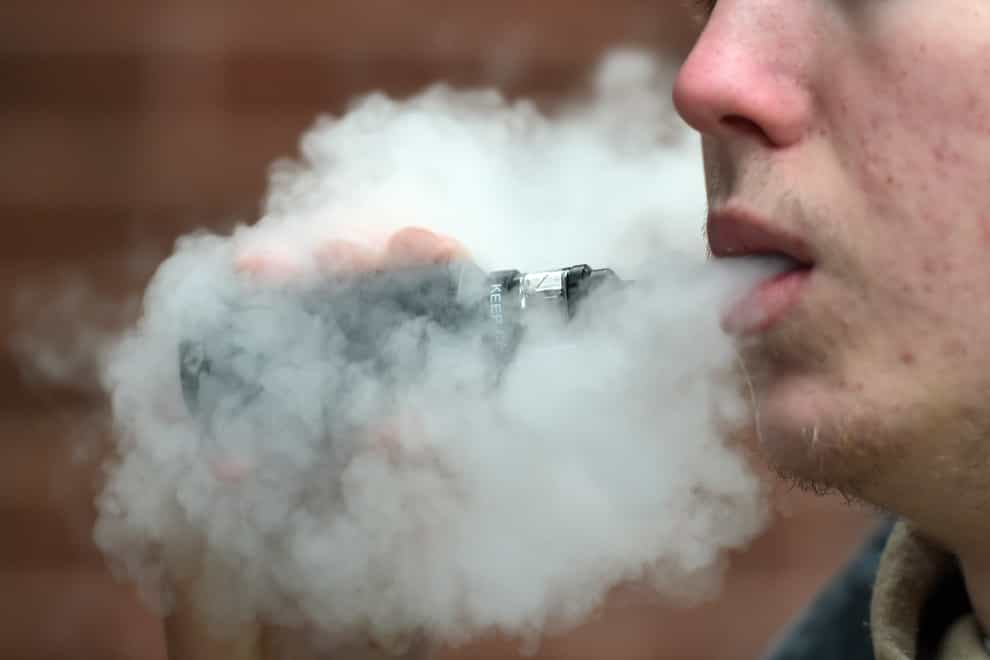 NHS e-cigarette prescriptions could encourage young non-smokers to start vaping, ministers have been warned (Nick Ansell/PA)
