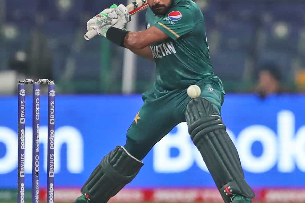 Pakistan captain Babar Azam shone in his side’s win over Namibia (Aijaz Rahi/AP/PA)