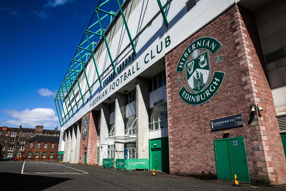 Hibernian’s next two cinch Premiership games have been postponed following a Covid-19 outbreak at the club (Andrew Milligan/PA)