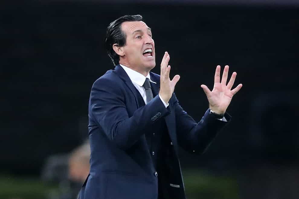 Unai Emery has emerged as a potential successor to Steve Bruce as Newcastle manager (Niall Carson/PA)