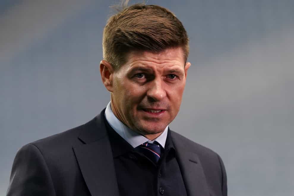 Rangers manager Steven Gerrard looks forward to Brondby stadium (Andrew Milligan/PA)