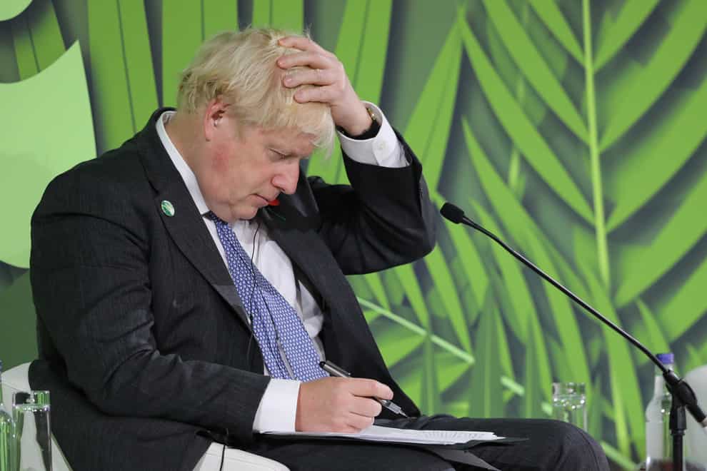 Prime Minister Boris Johnson has made a U-turn in the Owen Paterson suspension row (Steve Reigate/Daily Express/PA)