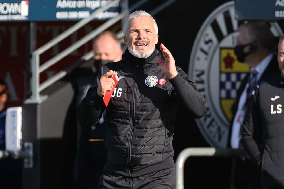 Jim Goodwin is looking for St Mirren to strike first against St Johnstone (Steve Welsh/PA)