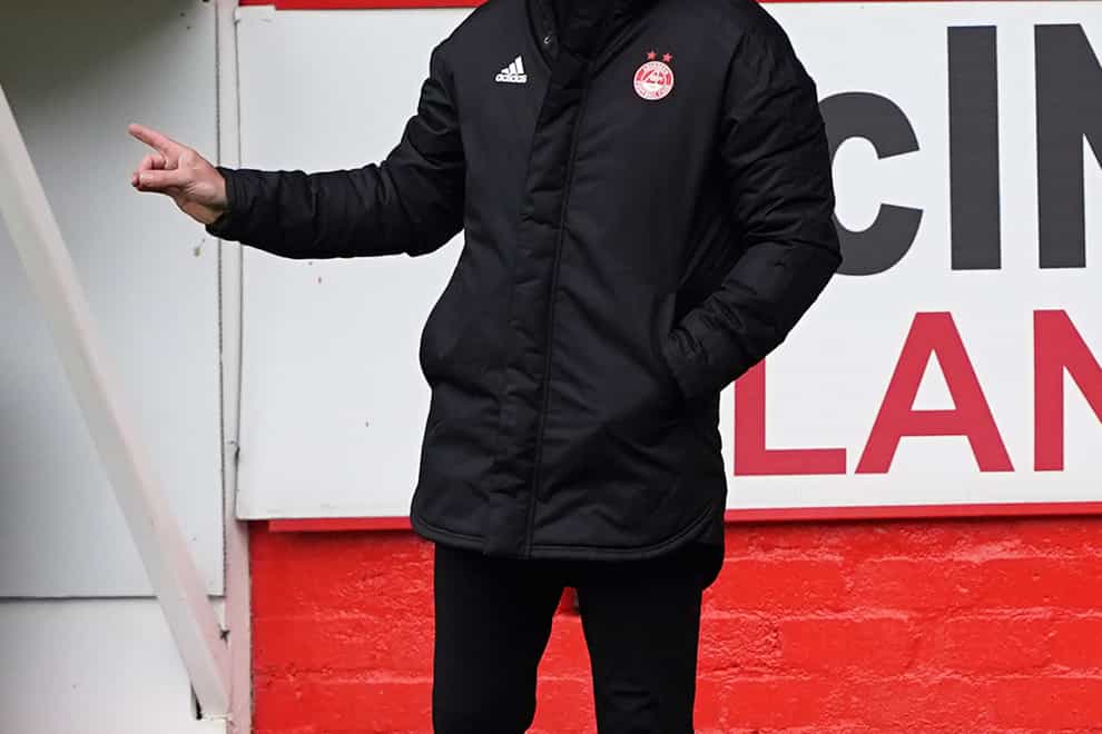 Aberdeen manager Stephen Glass has halted a 10-game run without a win (Andrew Milligan/PA)