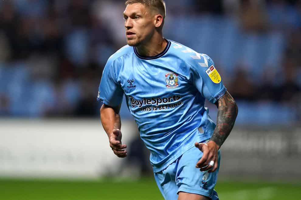 Coventry forward Martyn Waghorn is nursing a shoulder injury (Mike Egerton/PA)