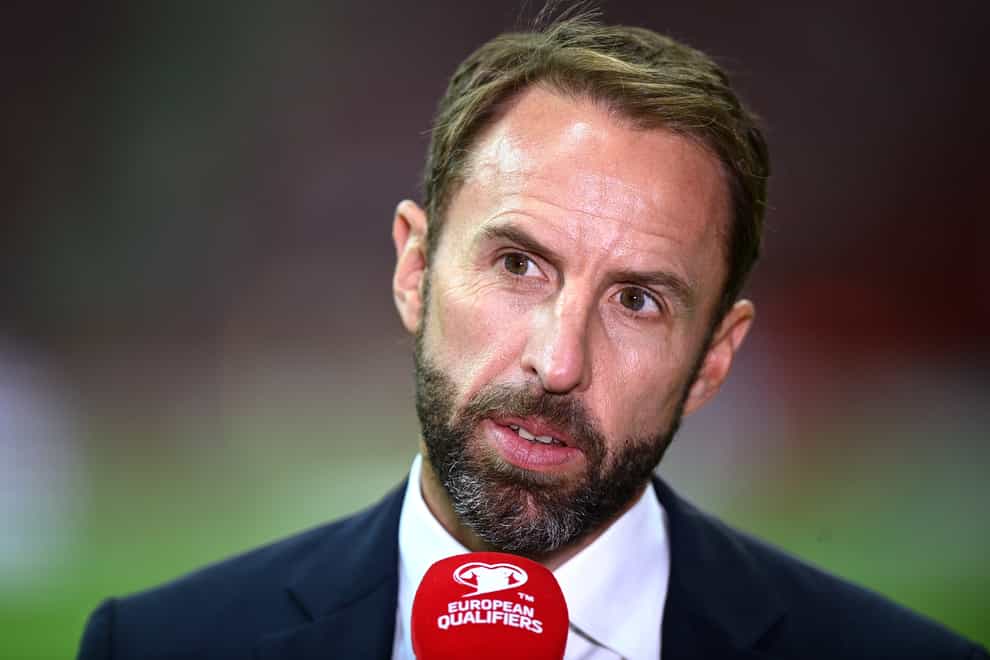 Gareth Southgate has defended England’s young players (Rafal Oleksiewicz/PA).